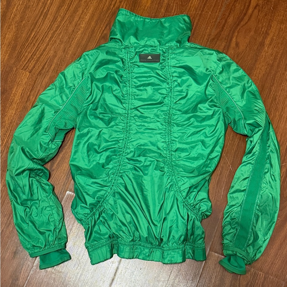 Adidas by Stella McCartney Green Lightweight Track Jacket - Picture 2 of 7